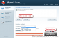 Jihosoft Free Eraser screenshot